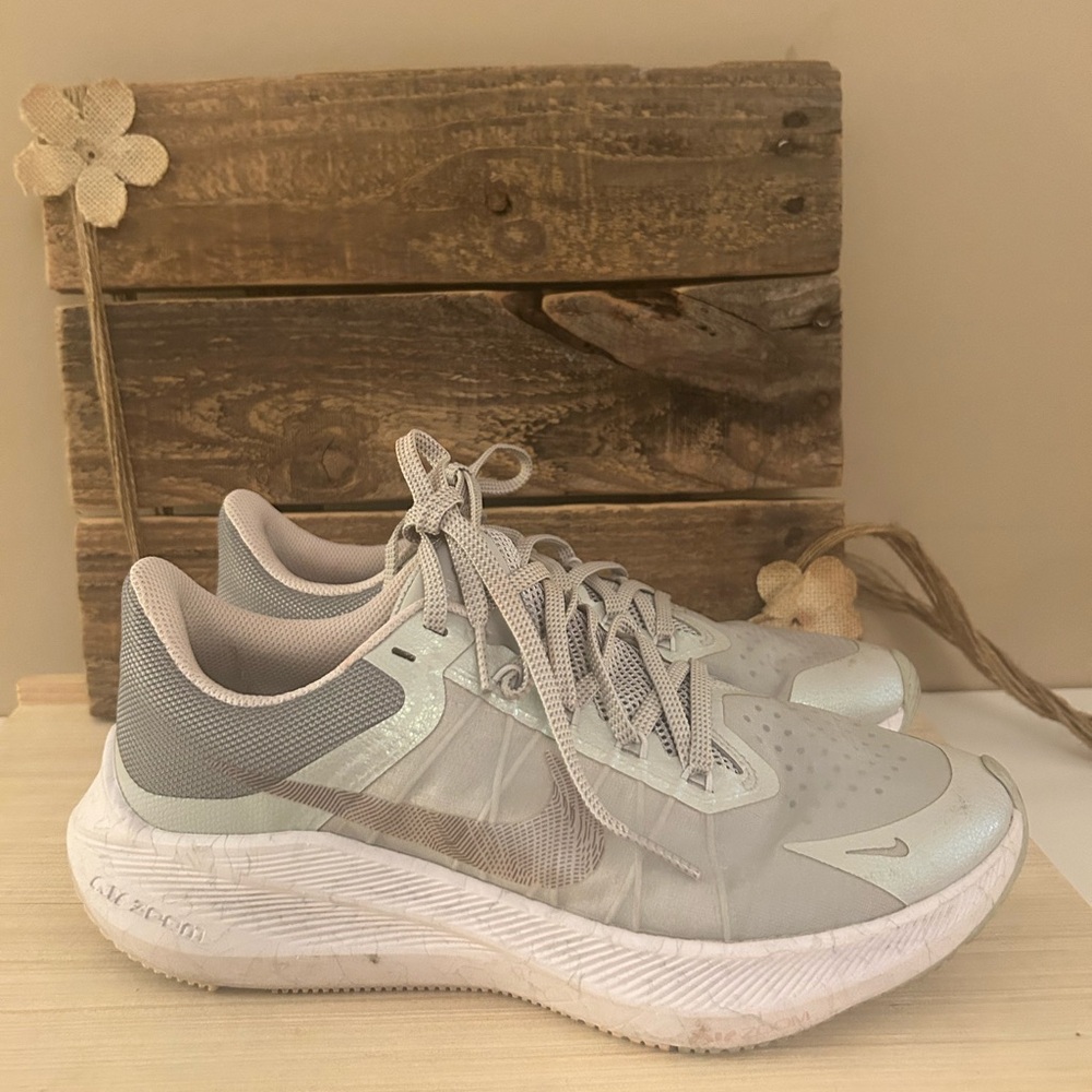 Nike Women's Light Gray Sneakers sku105